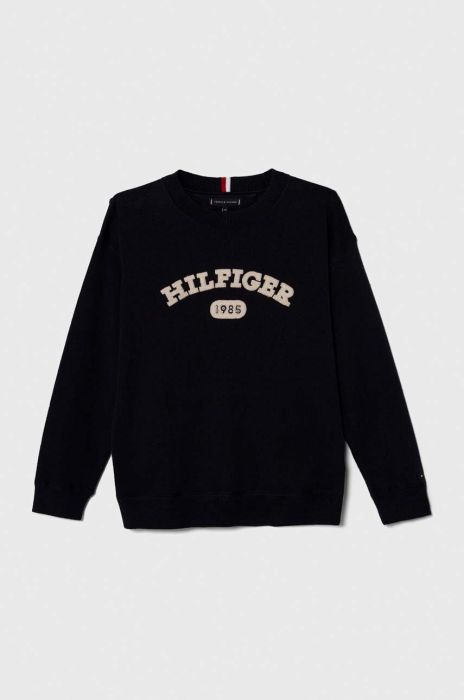 Дитячий бавовняний светр Tommy Hilfiger колір синій легкий (3506415)