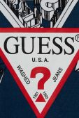 Дитяча бавовняна кофта Guess візерунок колір блакитний (3527166)