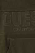 Дитяча бавовняна кофта Guess колір зелений з аплікацією (3601041)
