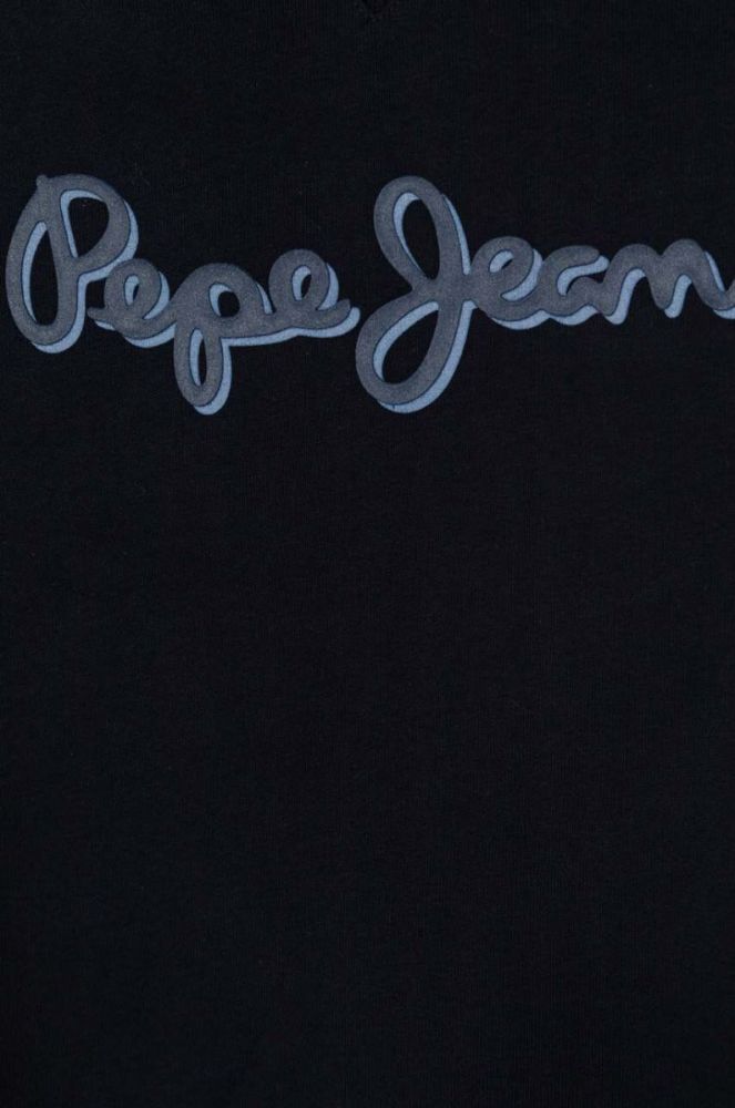 Дитяча кофта Pepe Jeans колір синій з принтом (3488809) фото 3
