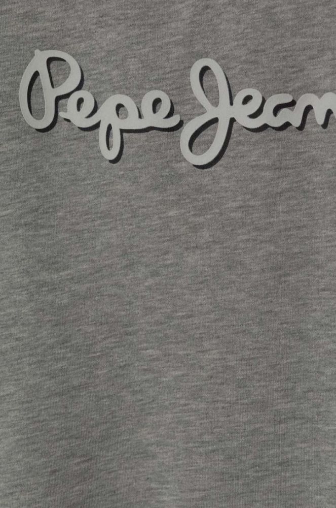 Дитяча кофта Pepe Jeans колір сірий з принтом (3488820) фото 3