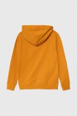 Дитяча кофта Pepe Jeans колір помаранчевий з капюшоном з принтом