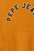 Дитяча кофта Pepe Jeans колір помаранчевий з капюшоном з принтом