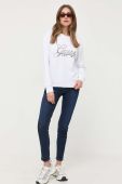 Кофта Guess жіноча колір білий з аплікацією (3329719)