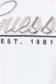 Кофта Guess жіноча колір білий з аплікацією (3329719)