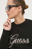 Кофта Guess жіноча колір чорний з аплікацією (3329724)