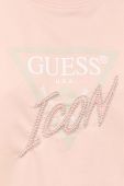 Кофта Guess жіноча колір рожевий з принтом (3312864)