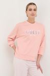 Кофта Guess жіноча колір рожевий з аплікацією (3332573)