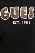 Кофта Guess жіноча колір чорний з аплікацією (3332579)