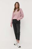 Кофта Guess жіноча колір рожевий з принтом (3302606)