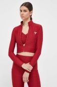Кофта Guess жіноча колір червоний однотонна (3407203)