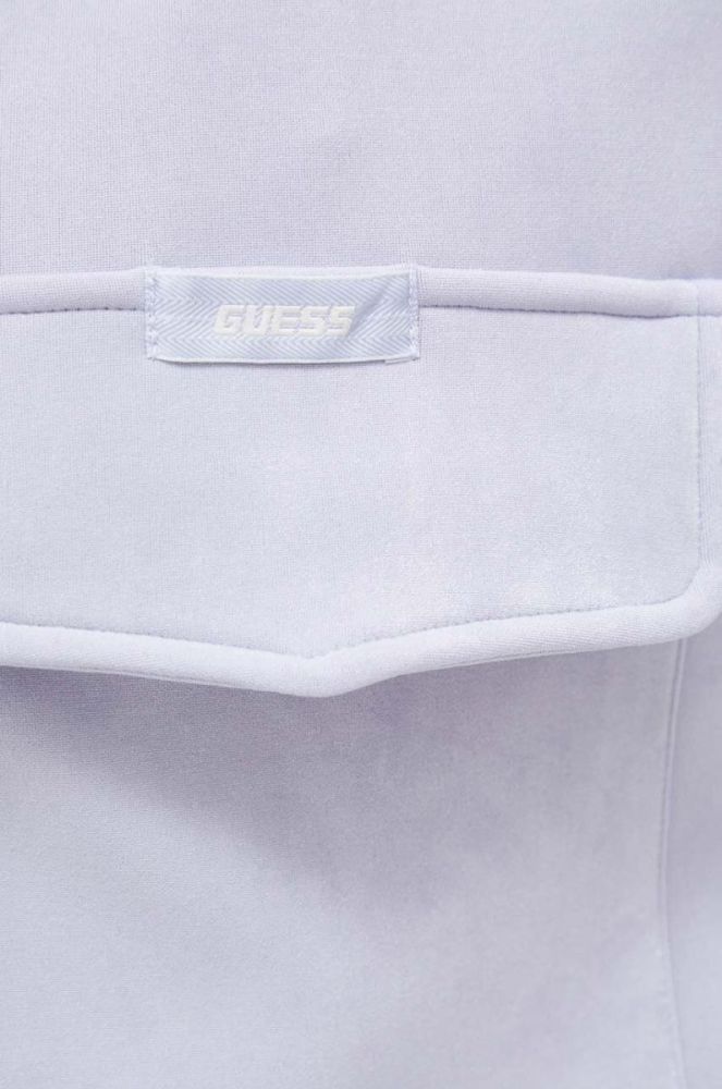 Кофта Guess жіноча колір фіолетовий з аплікацією (3461663) фото 5