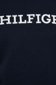 Бавовняна кофта Tommy Hilfiger жіноча колір синій з аплікацією (3268711) фото 5