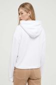 Кофта Tommy Jeans жіноча колір білий з капюшоном з принтом (3329771)