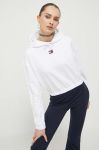 Кофта Tommy Jeans жіноча колір білий з капюшоном однотонна (3365662) Кофта Tommy Jeans жіноча колір білий з капюшоном однотонна (3365662)