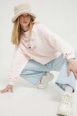 Бавовняна кофта Tommy Jeans жіноча колір рожевий з принтом