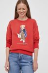 Кофта Polo Ralph Lauren жіноча колір помаранчевий з принтом (3388082) Кофта Polo Ralph Lauren жіноча колір помаранчевий з принтом (3388082)