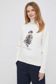 Кофта Polo Ralph Lauren жіноча колір бежевий з принтом