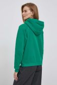 Кофта Polo Ralph Lauren жіноча колір зелений з капюшоном з аплікацією