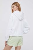 Бавовняна кофта Pepe Jeans ALEXANDRA жіноча колір білий з капюшоном з принтом