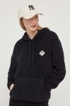 Кофта Roxy жіноча колір чорний з капюшоном з аплікацією Кофта Roxy жіноча колір чорний з капюшоном з аплікацією
