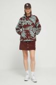 Кофта Roxy жіноча колір коричневий візерунок