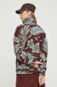 Кофта Roxy жіноча колір коричневий візерунок