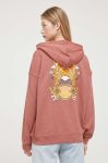 Кофта Roxy жіноча колір рожевий з капюшоном з принтом (3453455) Кофта Roxy жіноча колір рожевий з капюшоном з принтом (3453455)