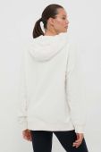 Кофта Roxy x Lisa Andersen жіноча колір бежевий з капюшоном з принтом