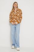 Кофта Billabong жіноча колір бежевий візерунок (3601077)