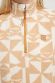 Спортивна кофта Billabong Boundary колір бежевий візерунок