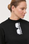 Кофта Karl Lagerfeld жіноча колір чорний з принтом (3348384)