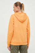 Кофта Columbia жіноча колір помаранчевий з капюшоном з принтом