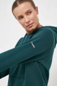 Кофта Columbia жіноча колір зелений з капюшоном з принтом (3492231)