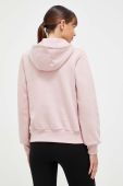Кофта Columbia жіноча колір рожевий з капюшоном однотонна