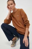 Кофта Columbia жіноча колір коричневий з аплікацією