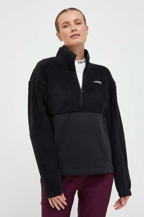 Кофта Columbia жіноча колір чорний однотонна (3492251)