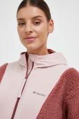 Куртка Columbia жіноча колір рожевий перехідна (3503601)