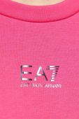 Кофта EA7 Emporio Armani жіноча колір рожевий однотонна
