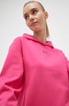 Кофта EA7 Emporio Armani жіноча колір рожевий з капюшоном з принтом (3332607) Кофта EA7 Emporio Armani жіноча колір рожевий з капюшоном з принтом (3332607)