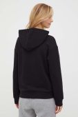 Кофта EA7 Emporio Armani жіноча колір чорний з капюшоном з принтом (3380936)