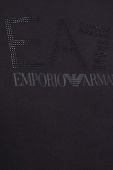 Кофта EA7 Emporio Armani жіноча колір чорний з капюшоном з принтом (3380936)