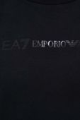 Кофта EA7 Emporio Armani жіноча колір чорний з принтом (3332624)