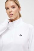 Тренувальна кофта adidas Performance колір білий однотонна