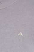 Кофта adidas by Stella McCartney колір сірий однотонна