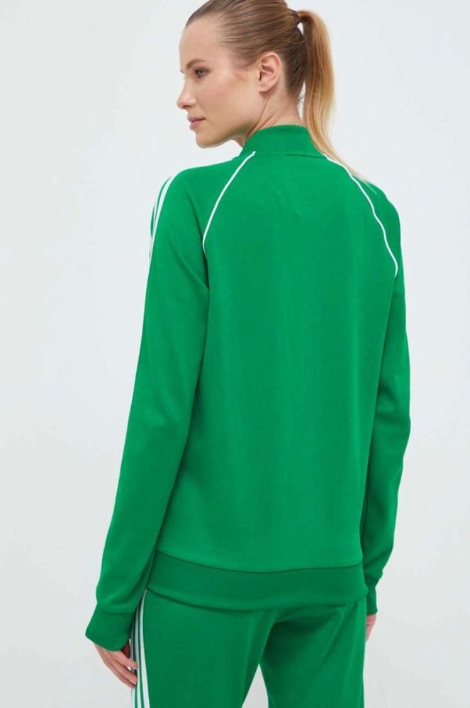 Кофта adidas Originals жіноча колір зелений з аплікацією (3359770) фото 3