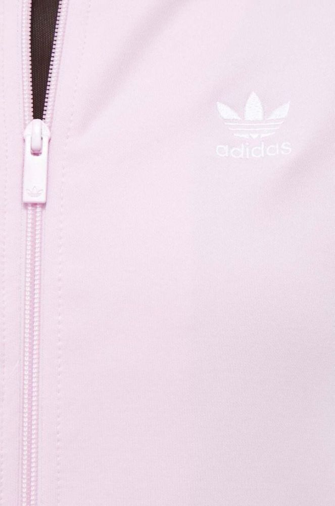 Кофта adidas Originals жіноча колір рожевий з аплікацією фото 5