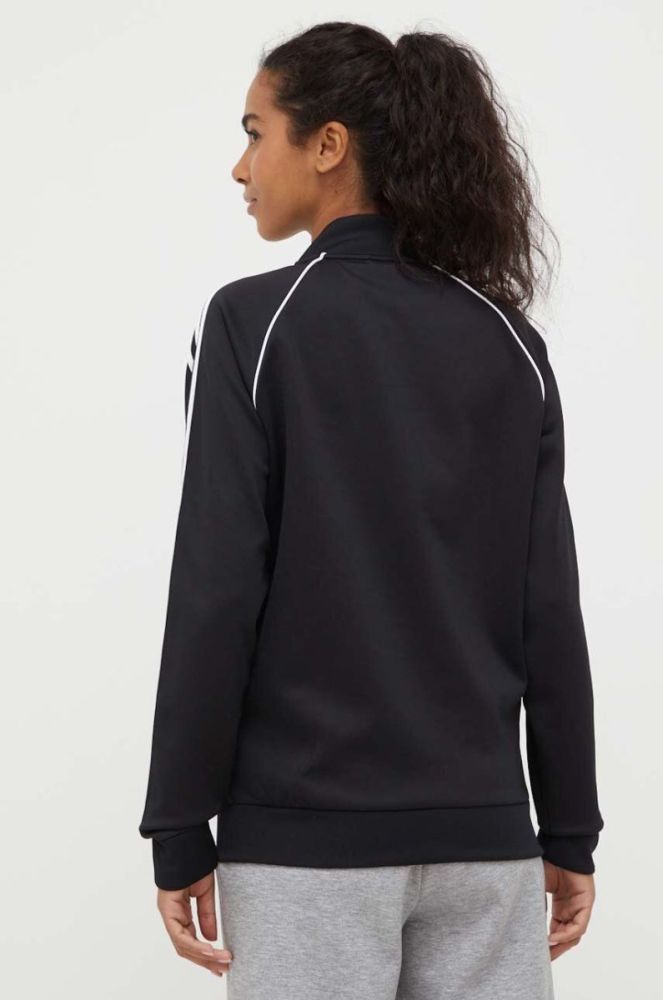 Кофта adidas Originals жіноча колір чорний з аплікацією (3372468) фото 3