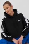 Кофта adidas Originals жіноча колір чорний з капюшоном з аплікацією (3393764) Кофта adidas Originals жіноча колір чорний з капюшоном з аплікацією (3393764)
