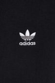 Кофта adidas Originals жіноча колір чорний з капюшоном з аплікацією (3393764)